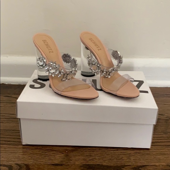 Schutz blanck mule Clearance